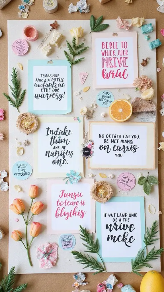 25 Best Visionboard Aesthetic Ideas to Manifest Your Dreams - 2. Inspirational Quotes