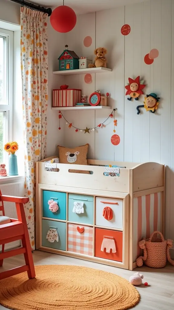 25 Cozy and Affordable Baby Room Inspirations for New Moms - 14. Playful Circus Theme