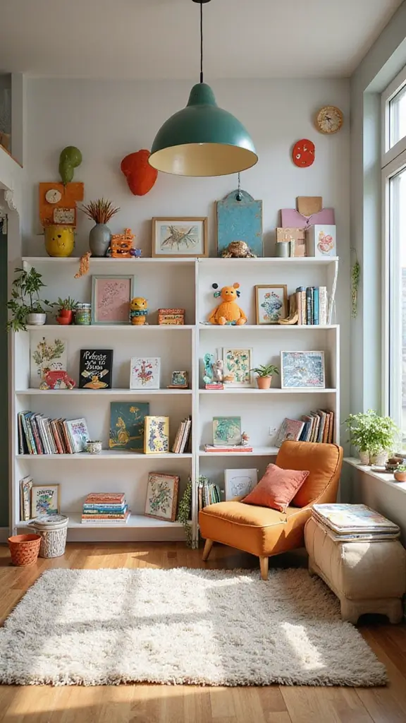 25 Cozy and Affordable Baby Room Inspirations for New Moms - 17. Artsy Creative Space