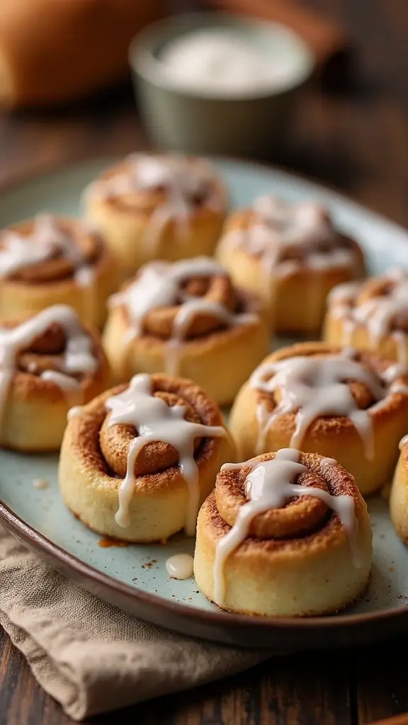 25 Irresistible Baby Shower Food and Drink Recipes That Will Wow Your Guests! - 15. Cinnamon Roll Bites