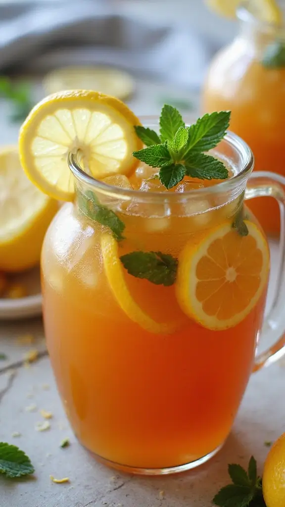 25 Irresistible Baby Shower Food and Drink Recipes That Will Wow Your Guests! - 16. Sweet Tea Lemonade