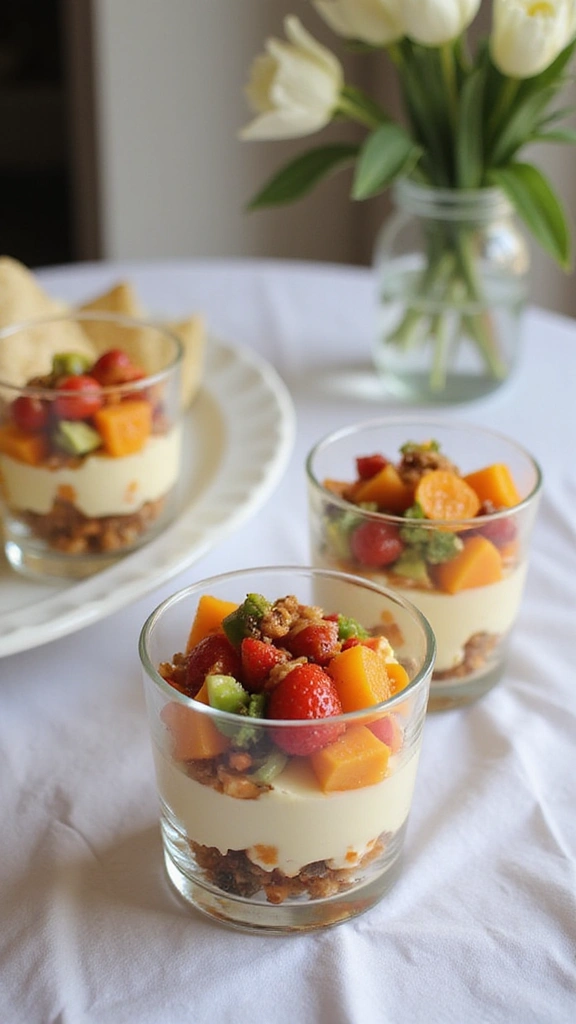 25 Irresistible Baby Shower Food and Drink Recipes That Will Wow Your Guests! - 23. Individual Cheese Trifles