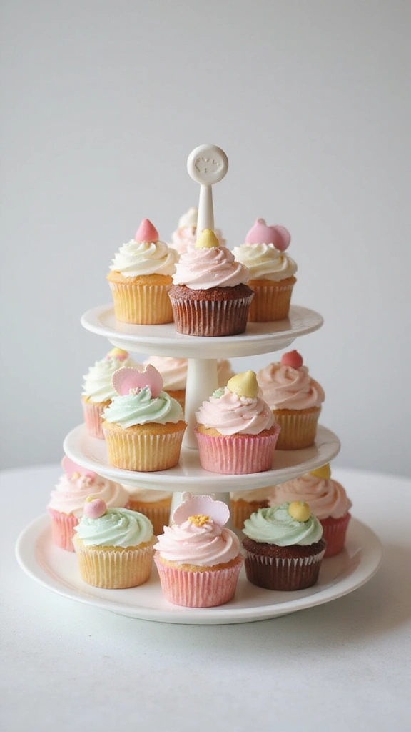 25 Irresistible Baby Shower Food and Drink Recipes That Will Wow Your Guests! - 4. Themed Cupcakes