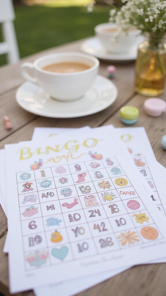 25 Stunning DIY Baby Shower Decorations That Will Leave Guests in Awe! - 21. DIY Baby Shower Bingo