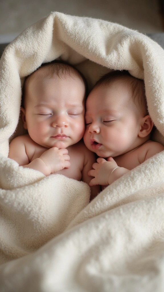 27 Adorable Twin Baby Photos That Melt Hearts - 1. Twin Snuggle Time