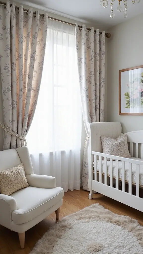 21 Baby Room Design Hacks for Small Spaces - 17. Install a Curtain to Separate Spaces