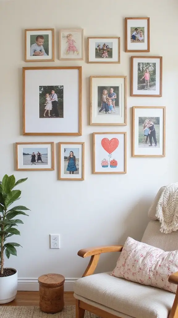 21 Baby Room Design Hacks for Small Spaces - 20. Personalize with Art and Photos
