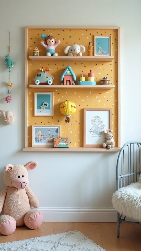 21 Baby Room Design Hacks for Small Spaces - 6. Hang a Pegboard for Versatile Storage