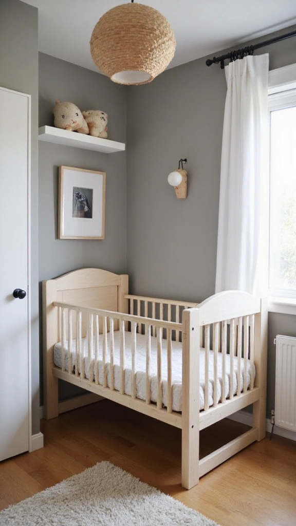21 Baby Room Design Hacks for Small Spaces - 9. Go for Foldable Cribs