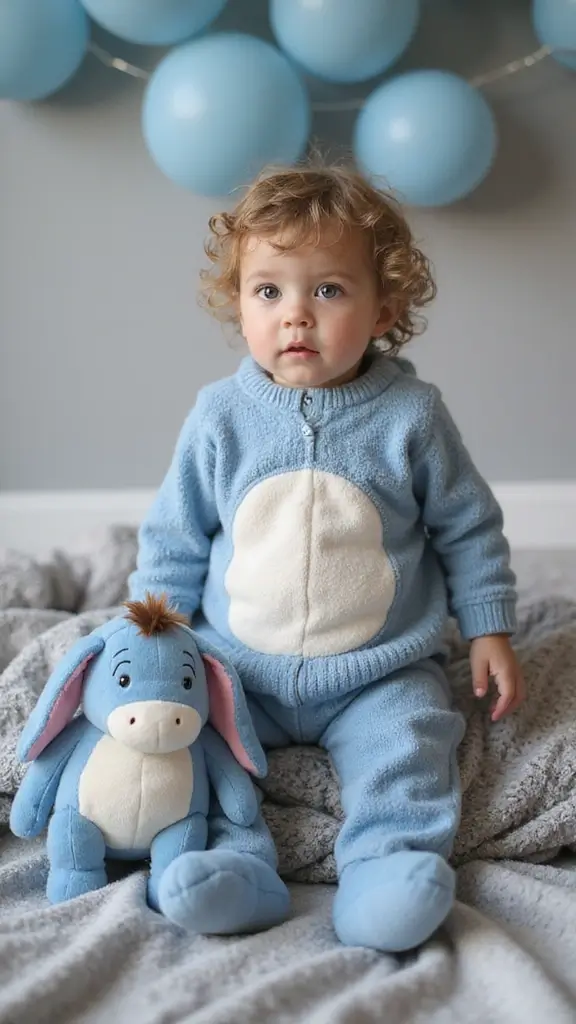 21 Winnie the Pooh Baby Shower Ideas That Are Too Cute - 15. Eeyore's Gloomy Hangout