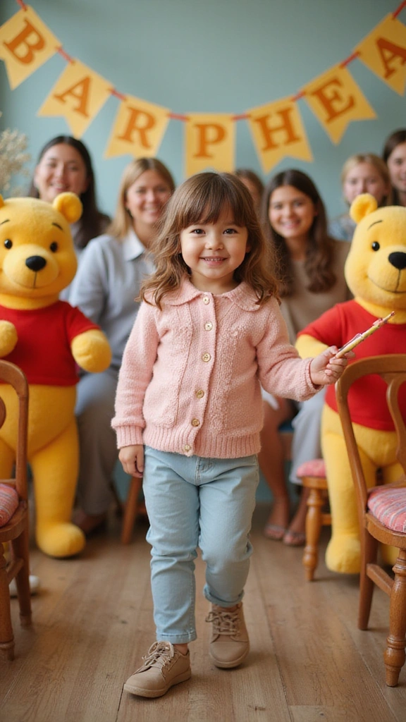 21 Winnie the Pooh Baby Shower Ideas That Are Too Cute - 17. Pooh Bear Musical Chairs