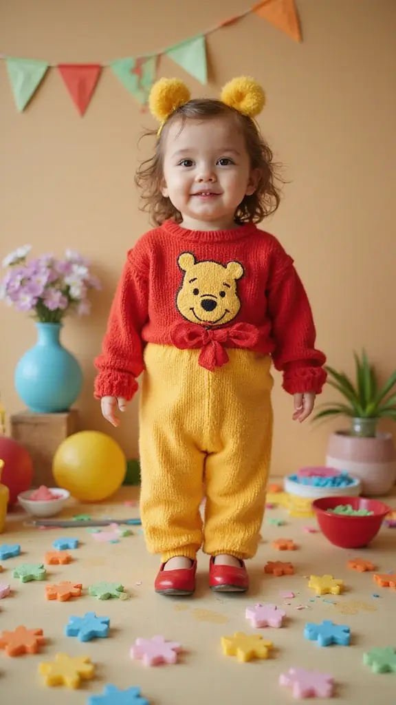 21 Winnie the Pooh Baby Shower Ideas That Are Too Cute - 18. Pooh Bear Craft Station