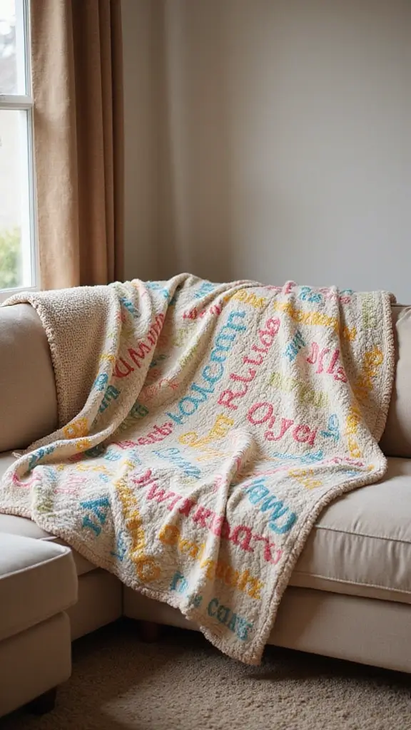 22 Best Father’s Day Gifts From Kids That Melt Hearts - 22. Personalized Blanket