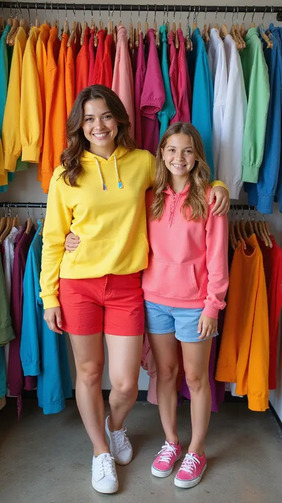 22 Parenting Hacks Every Parent of a Teenager Needs to Know (You'll Be Grateful for #5!) - 1. Twin Outfits for Bonding