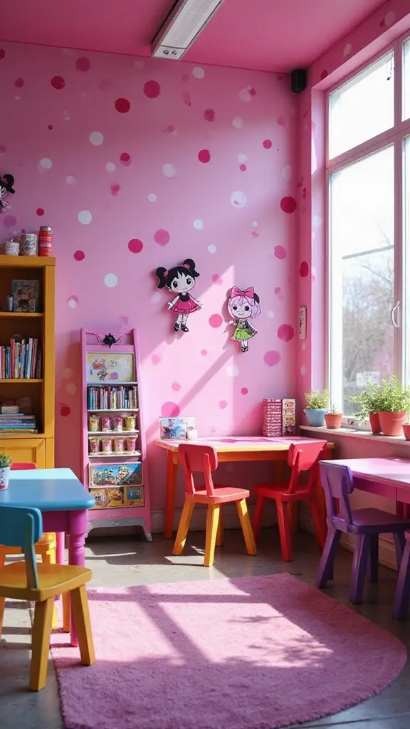 23 Best Monster High Wallpaper Designs for Fans - 1. Draculaura’s Pink Dots