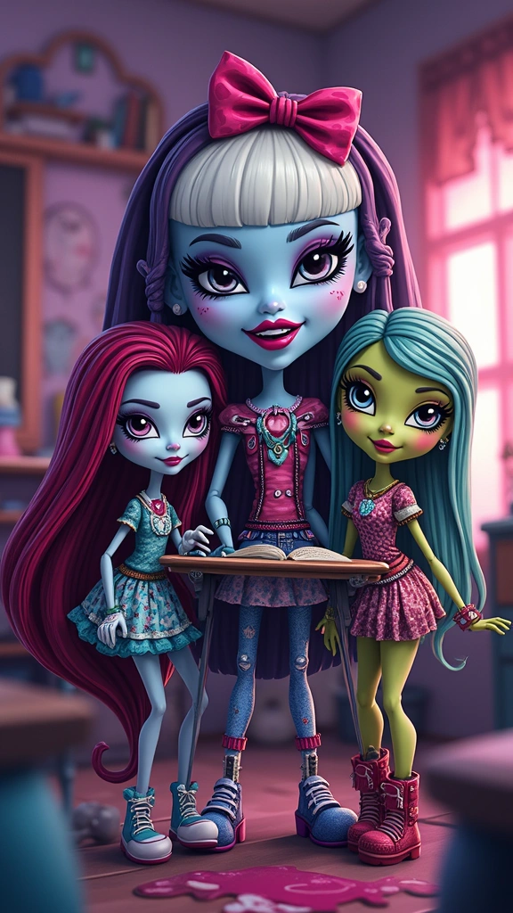 23 Best Monster High Wallpaper Designs for Fans - 15. Creepy Cool Characters