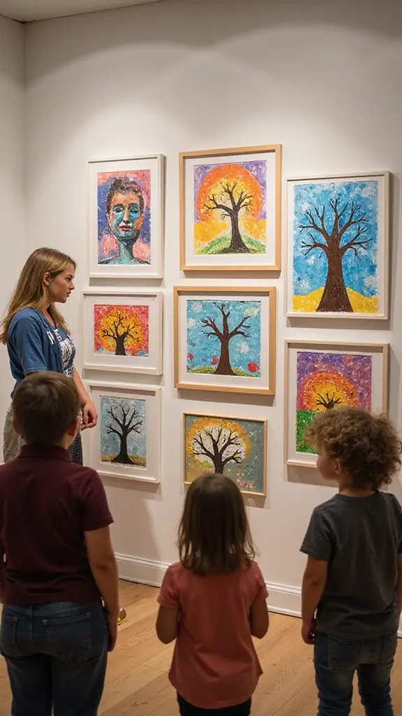 24 Fun English Learning Activities for Kids That Will Make Them Love Language! - 11. Language Art Gallery