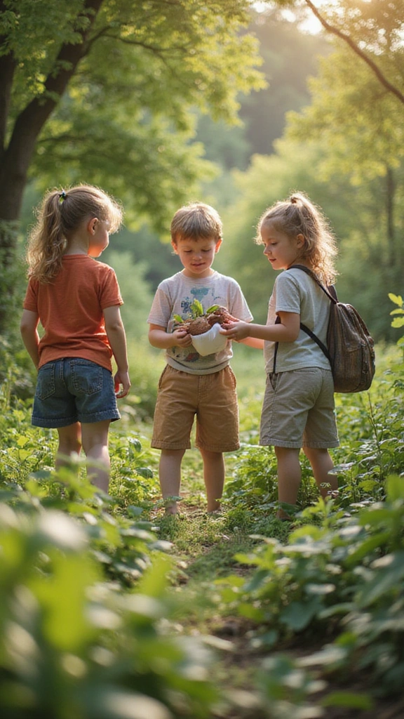 24 Fun English Learning Activities for Kids That Will Make Them Love Language! - 24. Nature Walk with Words