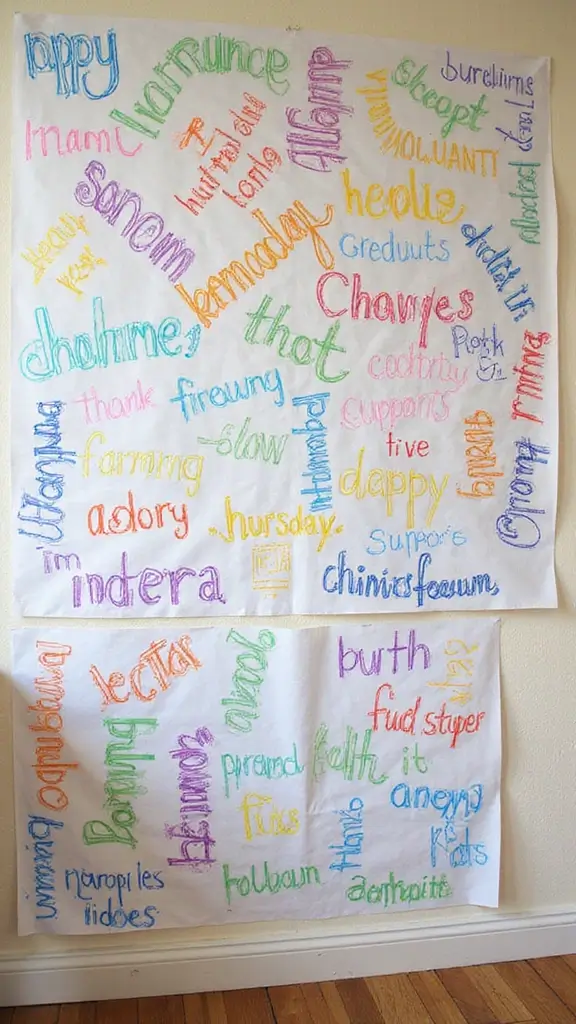 24 Fun English Learning Activities for Kids That Will Make Them Love Language! - 6. DIY Word Wall