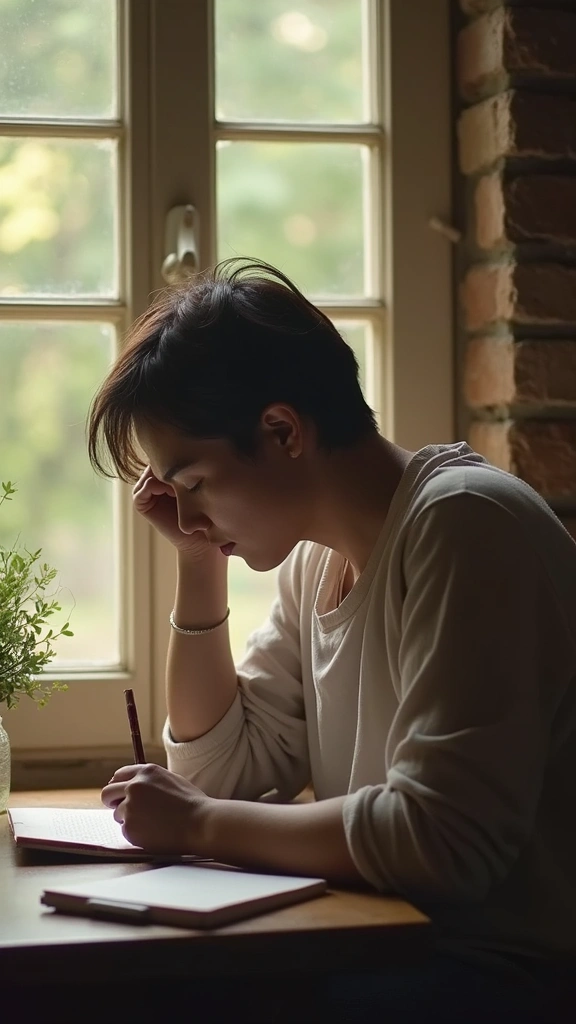 25 Best Reaction Pics and Emojis That Speak Louder Than Words - 22. The Thoughtful Parent Expression