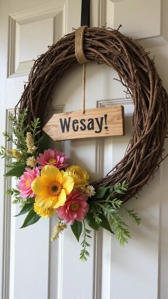 26 Winnie the Pooh Baby Shower DIY Decoration Ideas - 6. Nature-Inspired Wreaths