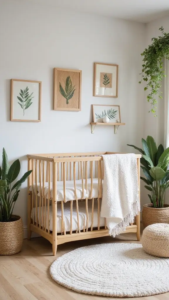 15 Budget-Friendly Baby Room Ideas That Look Expensive - 10. Natural Elements