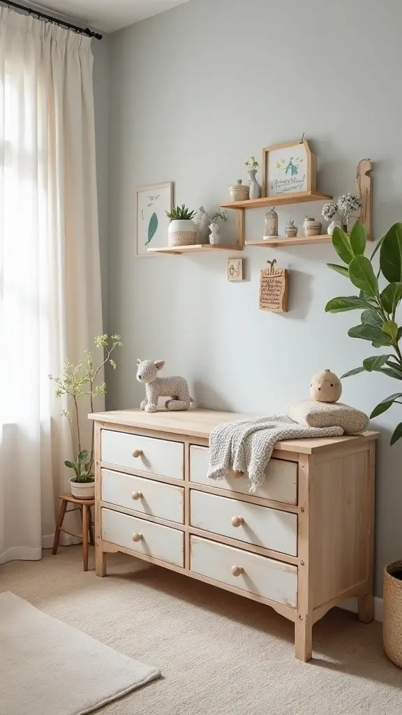 15 Budget-Friendly Baby Room Ideas That Look Expensive - 5. Upcycled Decor