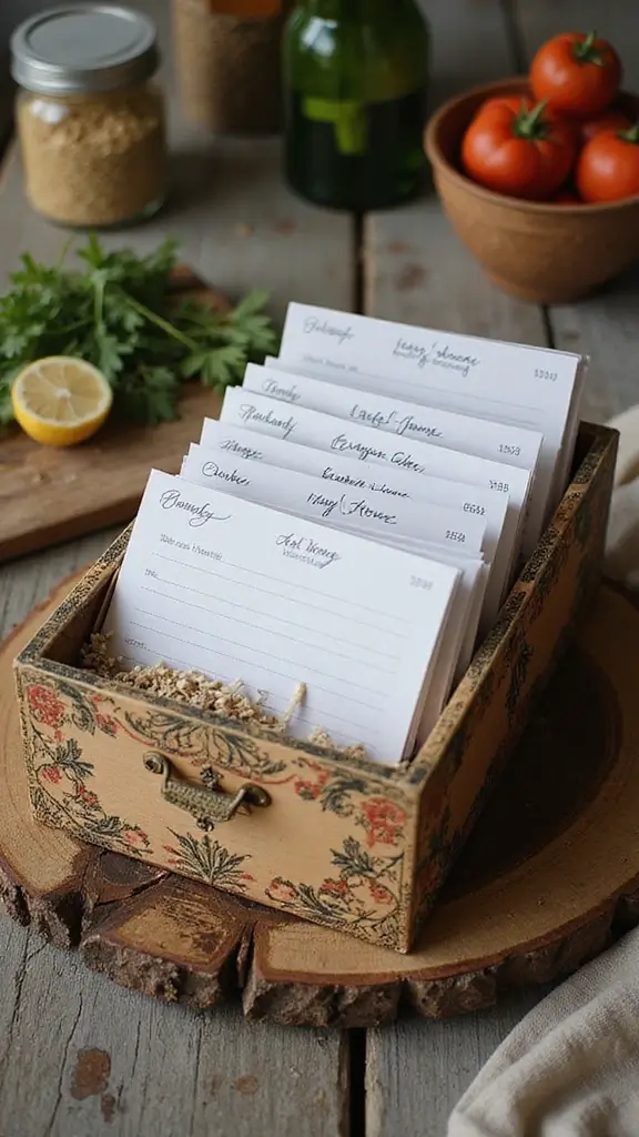 15 Unique Gifts for New Moms That Will Leave Them Speechless (You Won't Believe #7!) - 12. Handwritten Recipe Cards