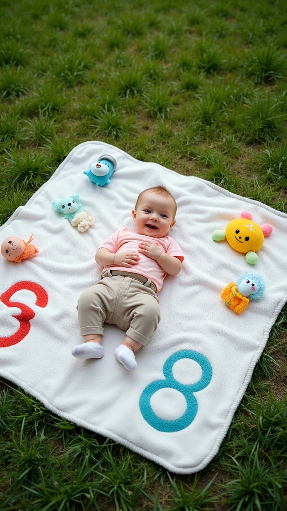 15 Unique Gifts for New Moms That Will Leave Them Speechless (You Won't Believe #7!) - 14. Baby Milestone Blanket