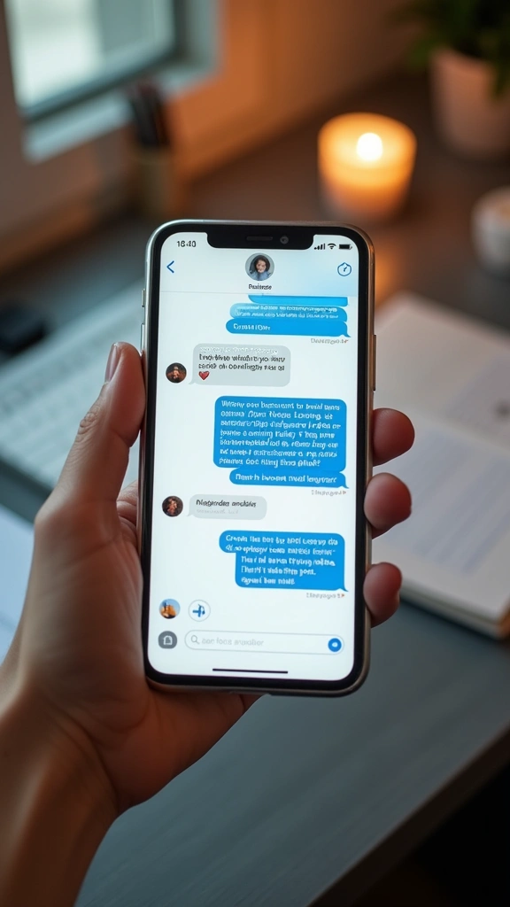 17 Subtle Ways to Make Him Miss You Like Crazy - 9. Send Sweet Texts During the Day