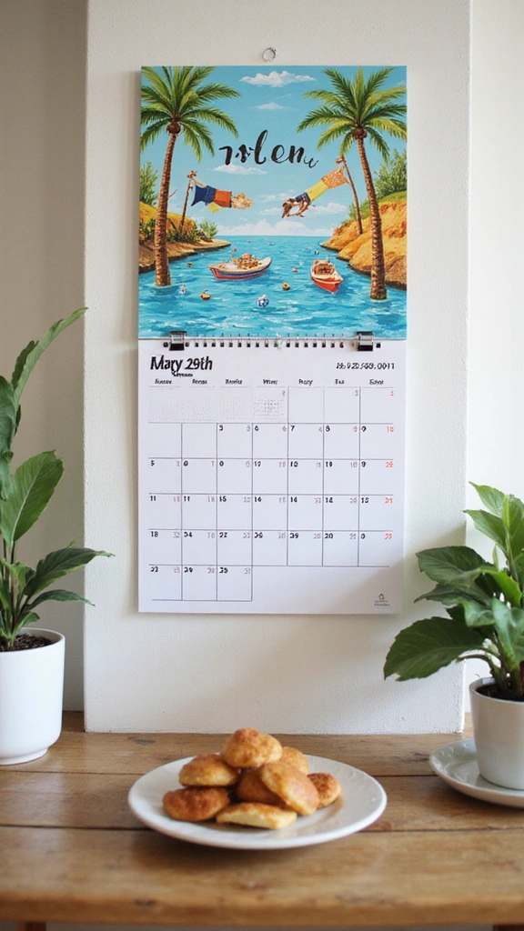 19 Heartfelt Homemade Mother's Day Gifts that Will Make Her Cry Happy Tears! - 10. Custom Calendar