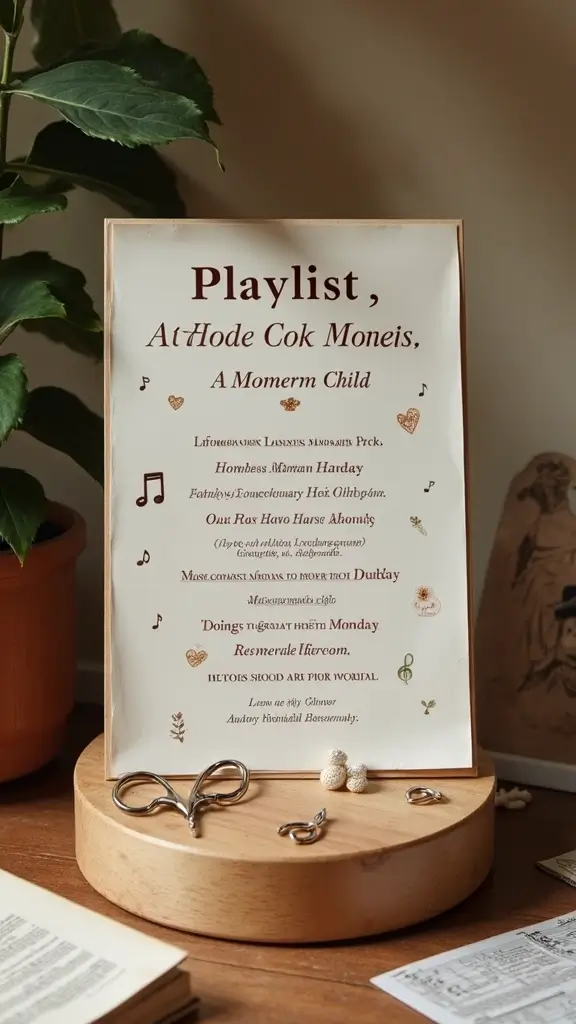 19 Heartfelt Homemade Mother's Day Gifts that Will Make Her Cry Happy Tears! - 17. Personalized Playlist