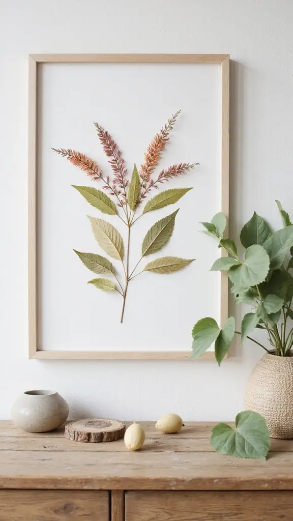 19 Heartfelt Homemade Mother's Day Gifts that Will Make Her Cry Happy Tears! - 18. Nature-Inspired Wall Art