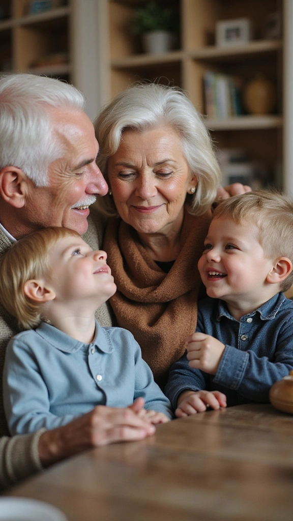 19 Memorable Family Photo Ideas That'll Make You Cherish Every Moment! - 12. Grandparent Connection