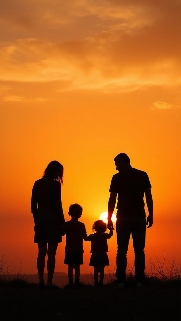 19 Memorable Family Photo Ideas That'll Make You Cherish Every Moment! - 4. Silhouette Shots