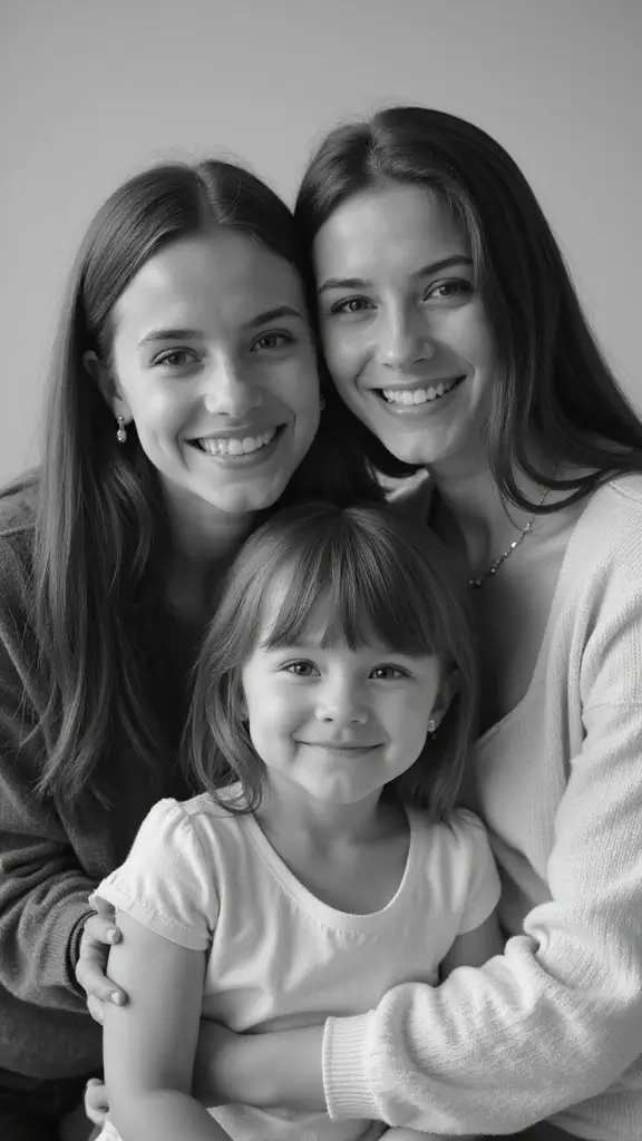 19 Memorable Family Photo Ideas That'll Make You Cherish Every Moment! - 7. Black and White Photos