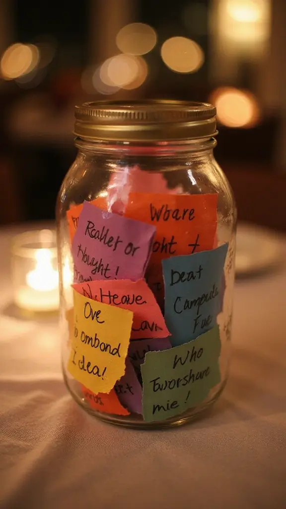 19 Subtle Ways to Spark His Curiosity and Make Him Chase You - 5. Create a ‘Date Night Jar’