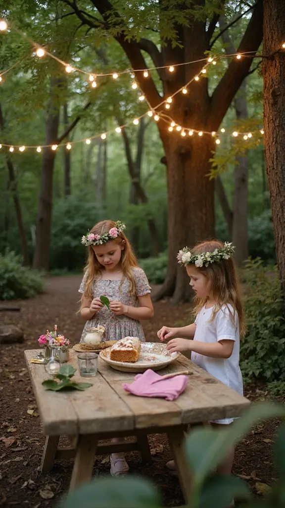 19 Unbelievably Fun Parenting Party Planning Ideas That Will Wow Your Kids! - 8. Enchanted Forest Theme