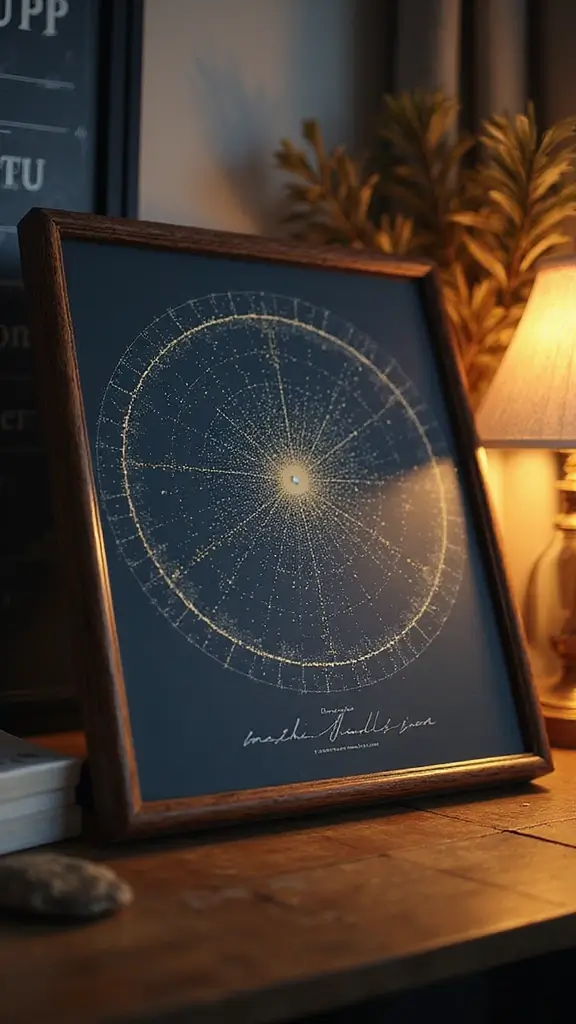 20 Date Night Gift Inspiration That Will Sweep Your Partner Off Their Feet (Top Pick: #3!) - 1. A Customized Star Map