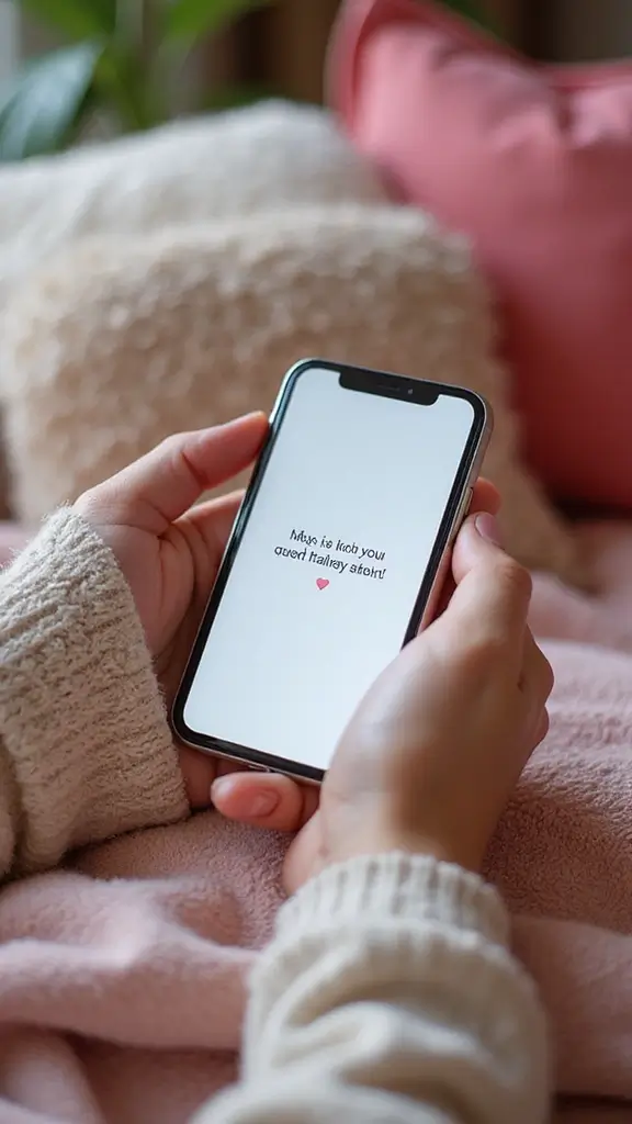 20 Sweet and Flirty Texts for Him That’ll Make Him Smile - 1. 'Hey handsome, how much do you miss me right now?'