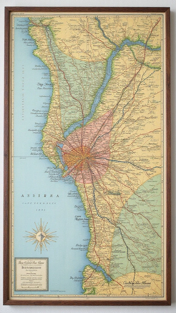 20 Unique Anniversary Gifts They'll Actually Cherish — Personalized, Romantic, and Thoughtful! - 13. Personalized Map Art