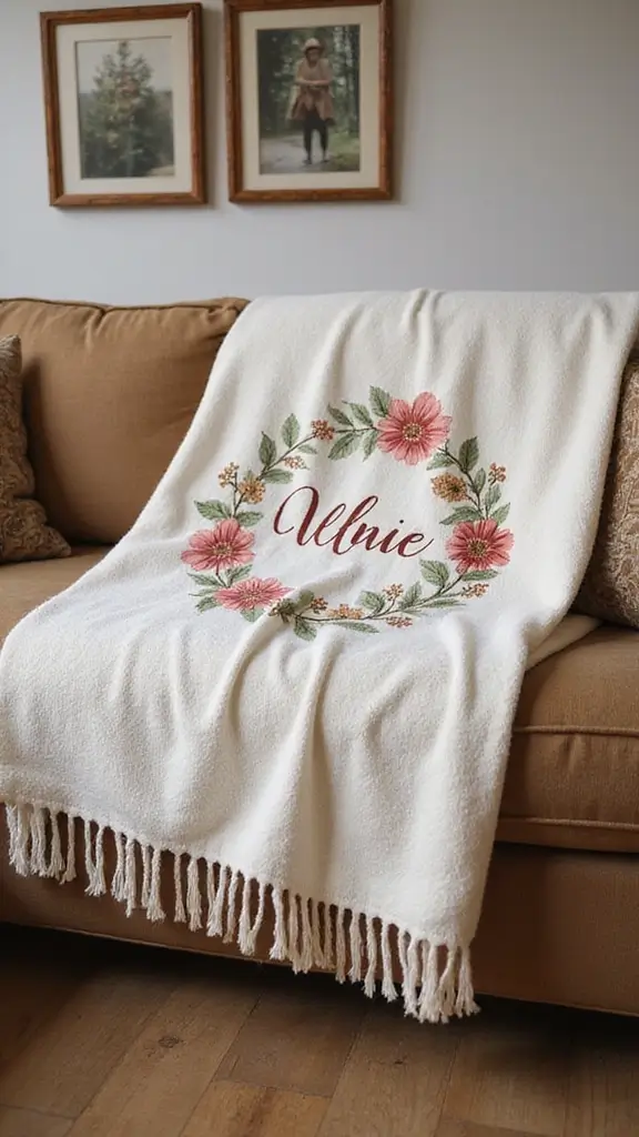 20 Unique Anniversary Gifts They'll Actually Cherish — Personalized, Romantic, and Thoughtful! - 8. Personalized Blanket