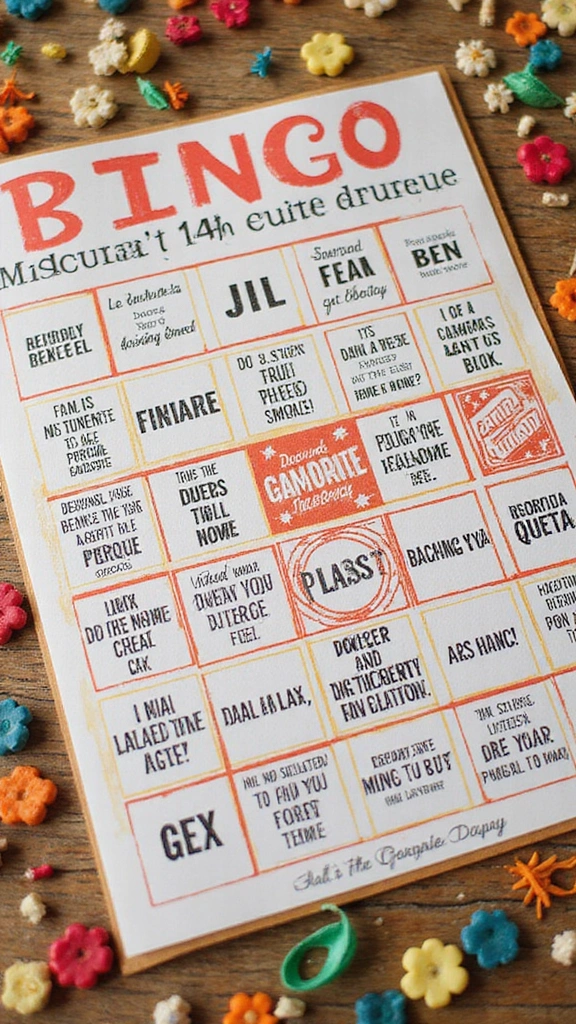 20 Ways to Laugh Amidst the Chaos: Humorous Jokes About Divorce to Help with the Healing Process - 3. Divorce Bingo