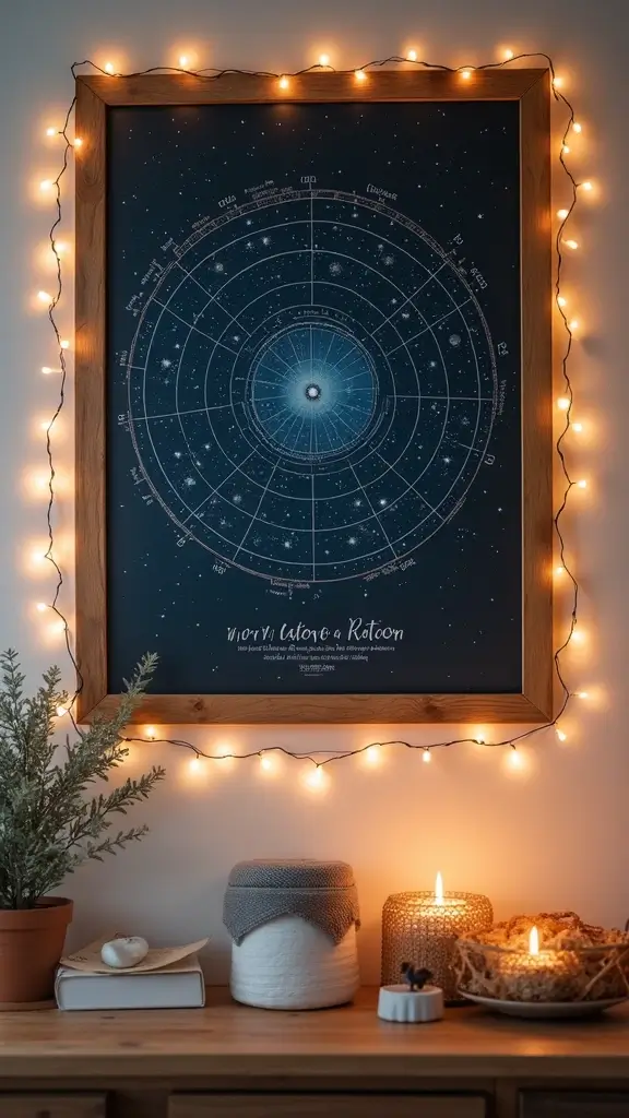 20th Wedding Anniversary Gift Ideas That Are Actually Meaningful - 4. Customized Star Map