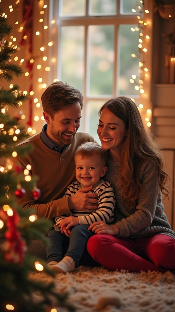 21 Fun Baby Announcement Ideas That Will Make Everyone Smile - 8. Annual Holiday Card