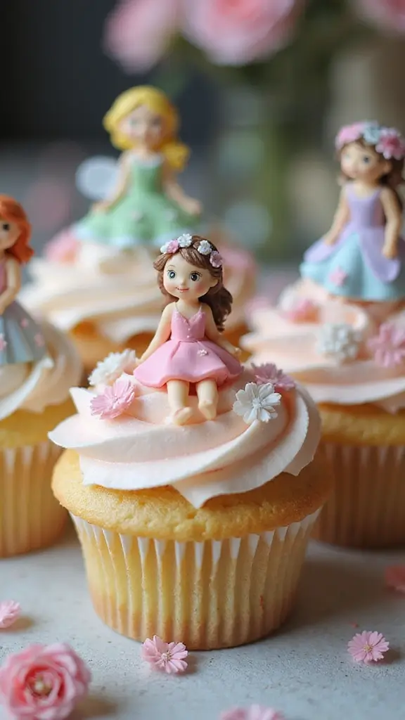 21 Parenting-Favorite Cupcake Designs to Announce Your Baby’s Gender - 18. Fairy Tale Cupcakes