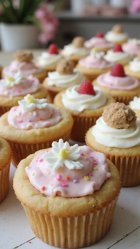 21 Parenting-Favorite Cupcake Designs to Announce Your Baby’s Gender - 21. Custom Gender Reveal Cupcakes