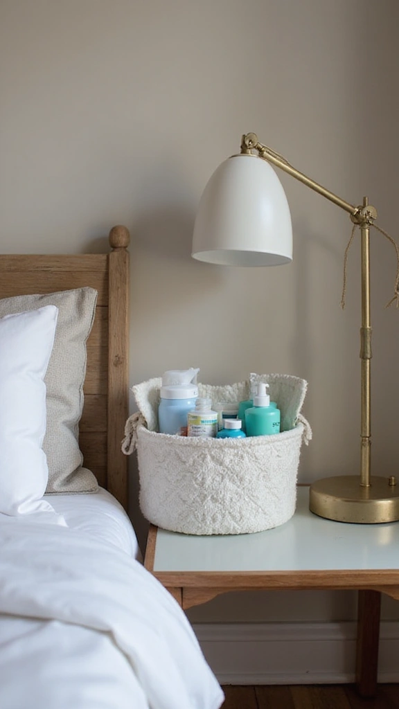 23 Baby Room Organization Tips That'll Make You Say 'Why Didn't I Think of That?!' - 20. Set Up a Nighttime Essentials Caddy