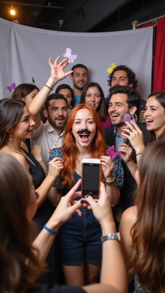 23 Outrageously Creative Gender Reveal Ideas That Will Leave Everyone Speechless! - 13. Photo Booth Reveal