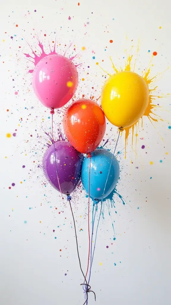 23 Outrageously Creative Gender Reveal Ideas That Will Leave Everyone Speechless! - 7. Paint Balloon Canvas